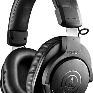 Audio-Technica ATH-M20XBT Wireless Over-Ear Headphones (Black)