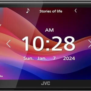 JVC KW-M595BT Single-Din Touchscreen Digital Car Stereo Receiver
