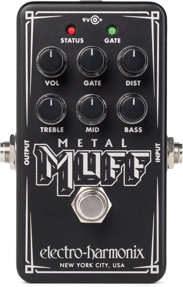 Electro-Harmonix Nano Metal Muff, Black, NANO METAL MUFF - Electric Guitar Distortion with Noise Gate Pedal - Image 7