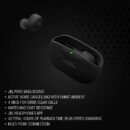 JBL Vibe Buds 2 True Wireless Noise Cancelling Water Resistant Earbuds
