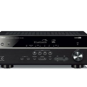 Yamaha RX-V385 5.1-Channel Home Theater Receiver with Bluetooth (Open Box)