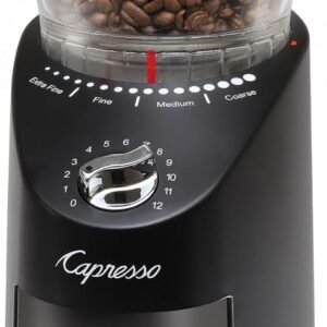 Capresso Infinity Plus Conical Burr Grinder (Black)