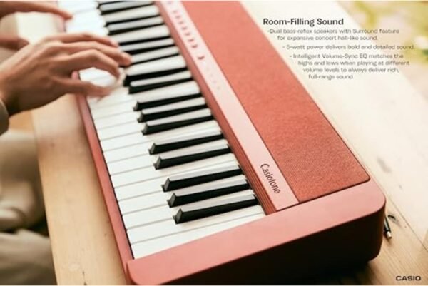 Casio CT-S1 61-Key Portable Keyboard (Red) - Image 3