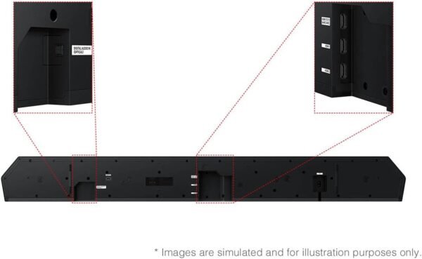 Samsung HW-Q900F Powered 7.1.2-Channel Dolby Atmos Sound Bar System - Image 4