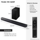 Samsung HW-Q600F Powered 3.1.2-Channel Dolby Atmos Sound Bar System