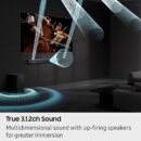 Samsung HW-Q600F Powered 3.1.2-Channel Dolby Atmos Sound Bar System