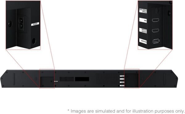 Samsung HW-Q600F Powered 3.1.2-Channel Dolby Atmos Sound Bar System - Image 3