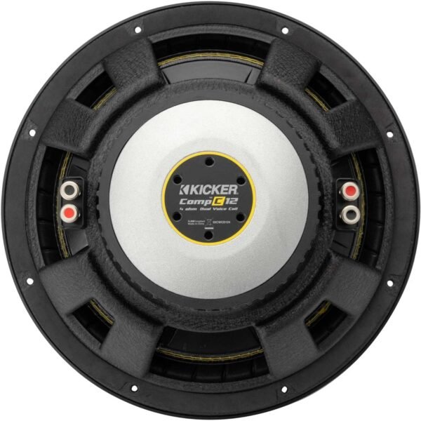 Kicker 50CWCD124 CompC 12" Subwoofer with Dual 4-Ohm Voice Coils - Image 4
