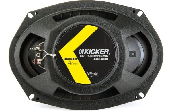 Kicker 43DSC69304 DS Series 6x9" 3-Way Car Speakers (Pair) - Image 6