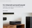 Denon AVR-S570BT 5.2 Channel Home Theater Receiver (Open Box)