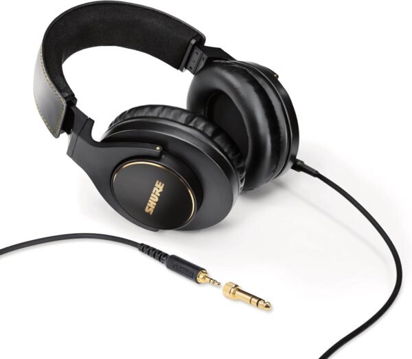 Shure SRH840A Over-Ear Wired Headphones for Critical Listening & Monitoring, Professional Headset - Image 4