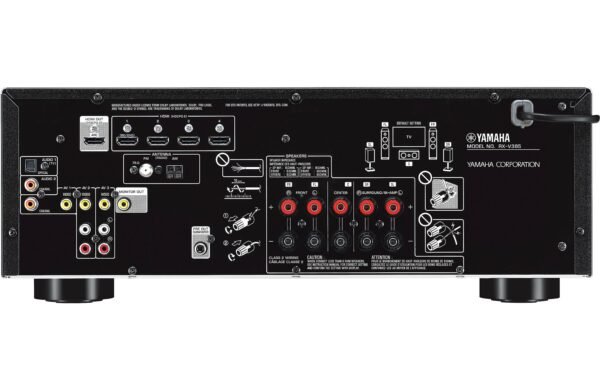 Yamaha RX-V385 5.1-Channel Home Theater Receiver with Bluetooth (Open Box) - Image 6