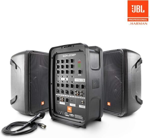 JBL Professional EON208P Portable All-in-One Dual Speaker, 2-Way PA System - Image 7