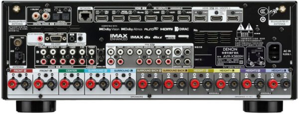Denon AVR-X3800H 9.4-Channel Home Theater Receiver (Certified Refurbished) - Image 2