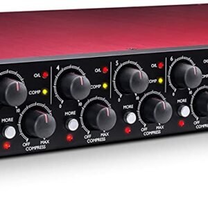 Focusrite Scarlett OctoPre Dynamic 8-Channel Mic Pre Expansion with Analog Compression, 8 In/8 Out