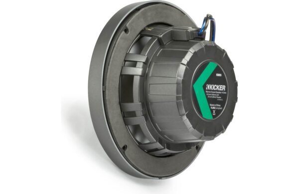 Kicker 45KM654 6-1/2" Marine Speakers With Charcoal And White Grilles (Pair) - Image 2