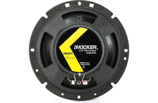 Kicker 43DSC6704 DS Series 6-3/4" 2-Way Car Speakers (Pair) - Image 2